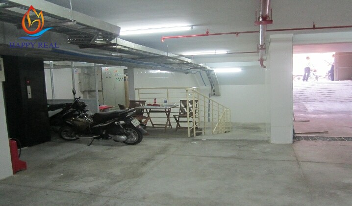 Tòa nhà HT Building sử dụng 2 tầng hầm B1 để xe hơi và B2 để xe máy